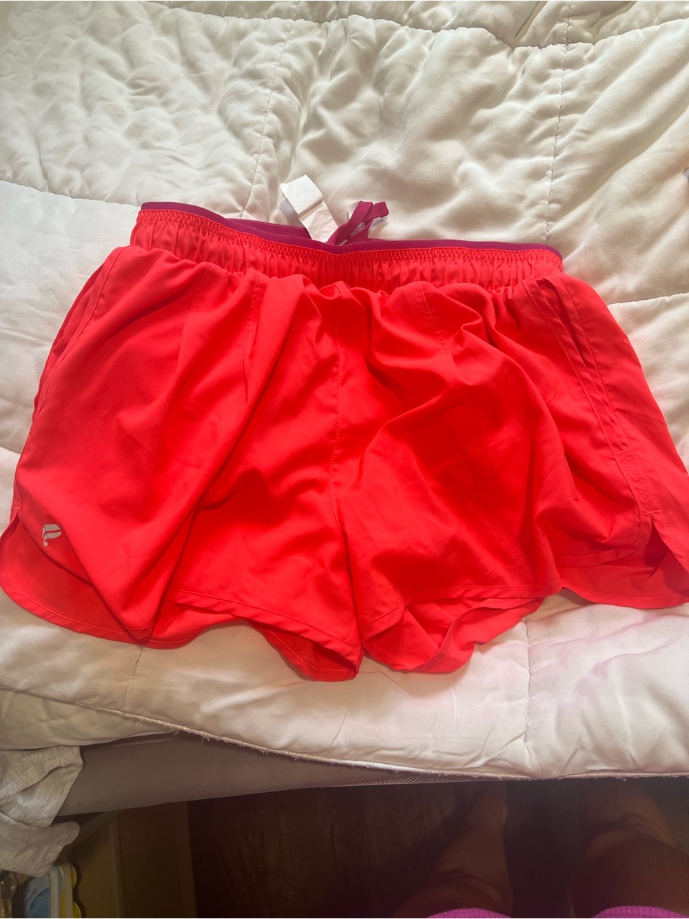 Fabletics Red Athletic Shorts